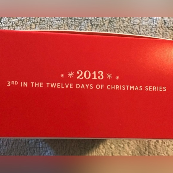 2013 Hallmark Keepsake “Three French Hens” #3 in The Series! NIB! - Picture 5 of 6